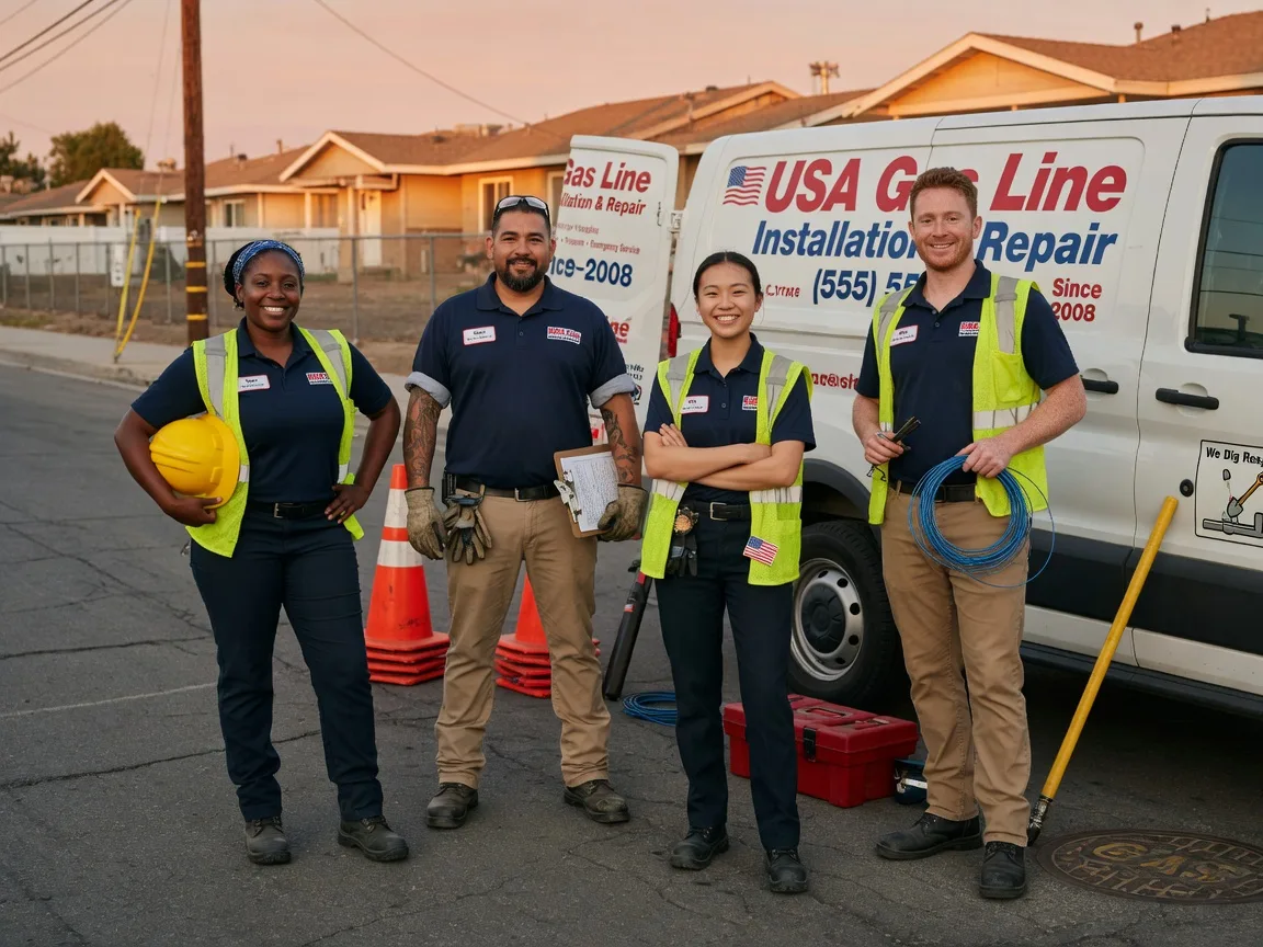 Gas Line Installation company in Farmersville, CA